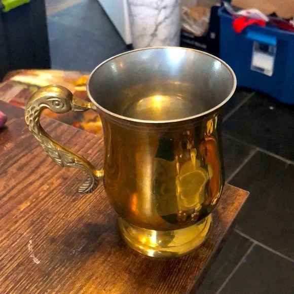Vintage Brass Duck Stein - Picture 2 of 4